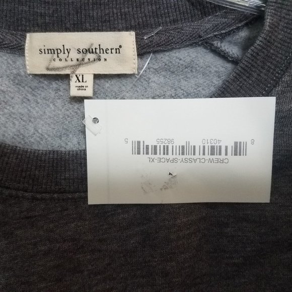 "Classy Until the Game Starts" Simply Southern Sweatshirt - Picture 4 of 6